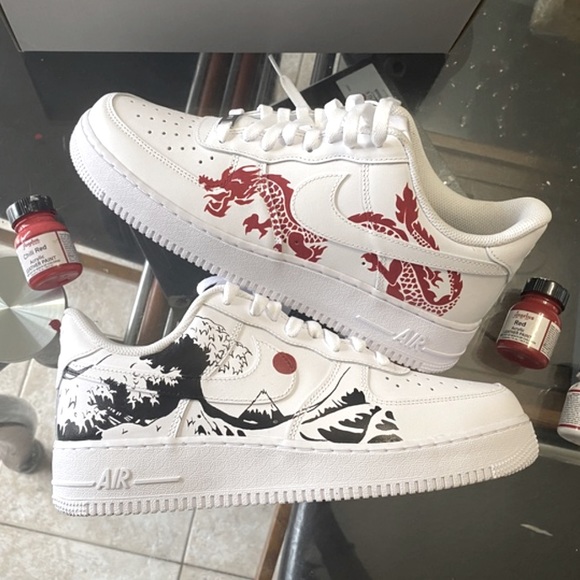 Authentic Nike Air Force 1 Customized Freeshipping - Picture 1 of 3